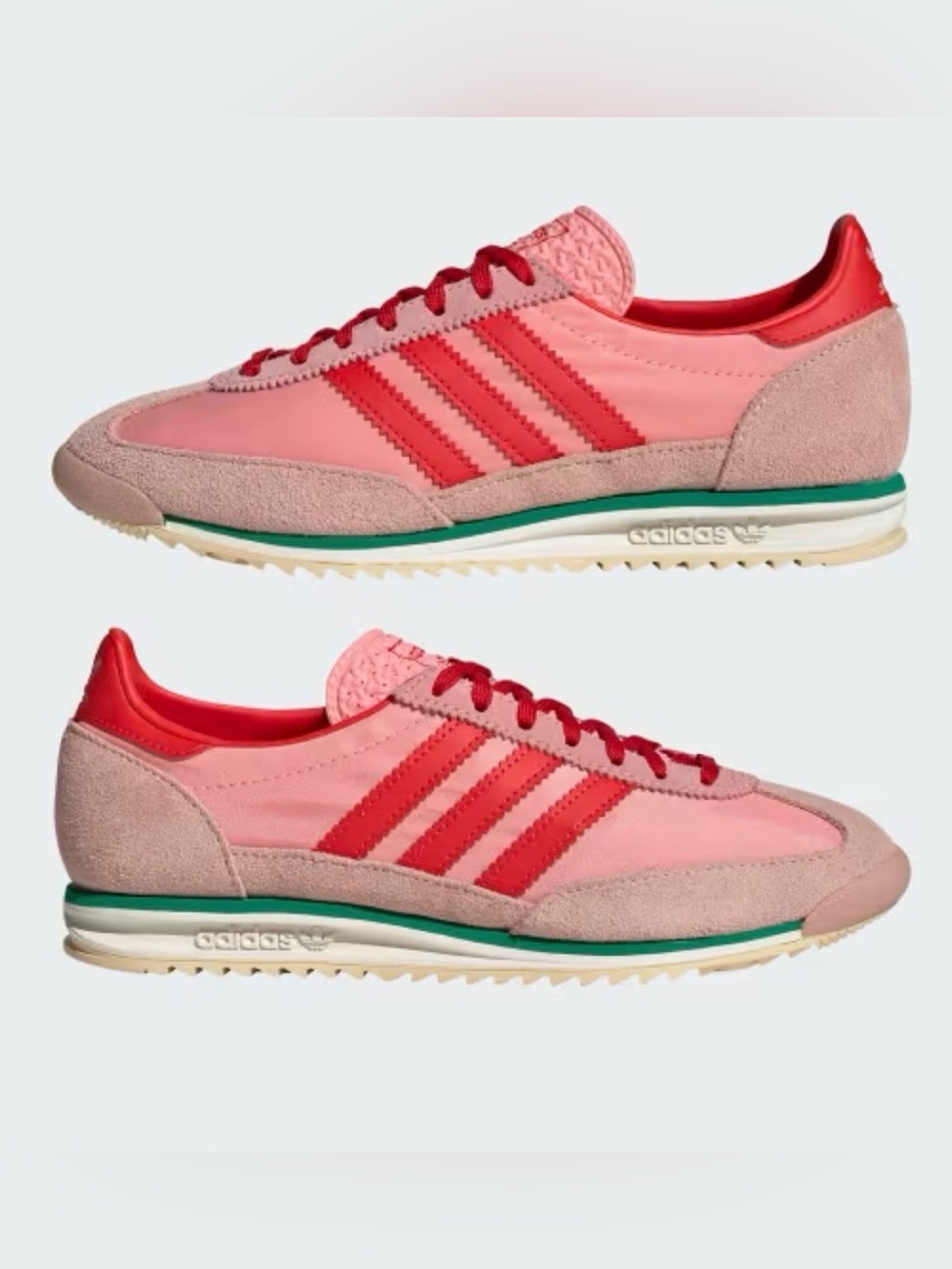 adidas SL 72 OG Shoes - Semi Pink Spark / Red / Glow Pink - Size: M 7.5 / W 8.5